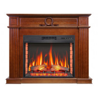Камінокомплект ArtiFlame Neoclassic AF28S горіх (117.9 х 95.8 х 34.5 см) зі звуком