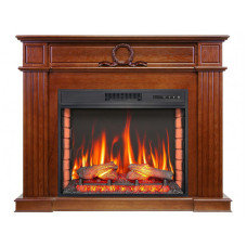 Камінокомплект ArtiFlame Neoclassic AF28S горіх (117.9 х 95.8 х 34.5 см) зі звуком