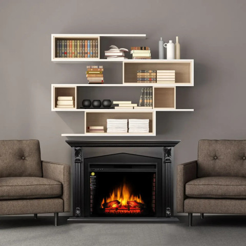 Камінокомплект ArtiFlame Praga AF33 венге (138.8 х 99.5 х 40.5 см) без звуку