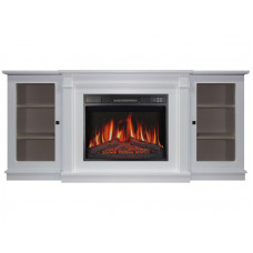 Камінокомплект ArtiFlame Vermont AF23S білий б'янко (166.5 х 71.9 х 32 см) зі звуком