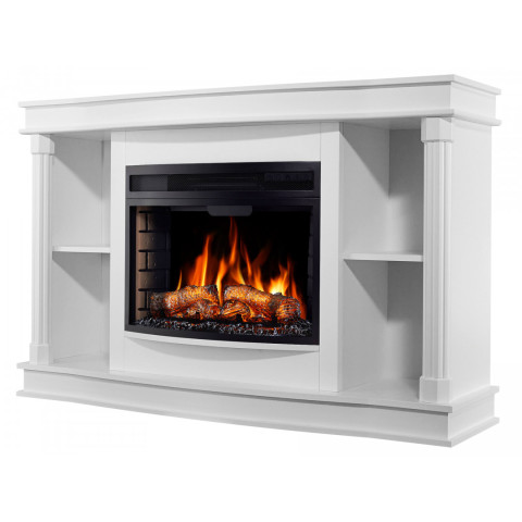 Камінокомплект ArtiFlame Brittany AF25 білий б'янко (140 х 89.3 х 39.5 см) зі звуком