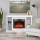 Камінокомплект ArtiFlame Brittany AF25 білий б'янко (140 х 89.3 х 39.5 см) зі звуком