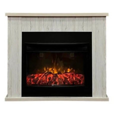 Камінокомплект електричний Dimplex IDaMebel Vera сірий дуб з каміном Electrolux EFP/P-2720RLS