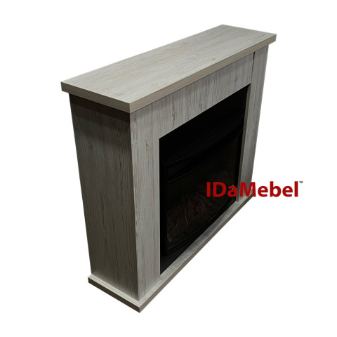 Камінокомплект електричний Dimplex IDaMebel Vera сірий дуб з каміном Electrolux EFP/P-2720RLS