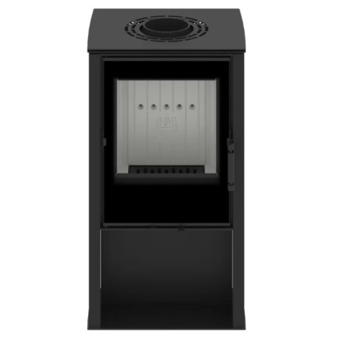 Польська піч на дровах до 65 м² сталева Hitze LUPO S 6,5 кВт 938x492x400 мм