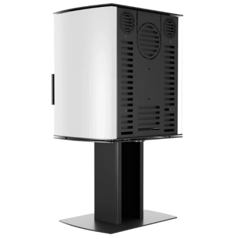 Польська піч на дровах до 65 м² Hitze CANE SF White 6,5 кВт 1019x550x400 мм