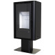 Польська піч на дровах до 90 м² сталева Defro Home SOLUM TOP 9 кВт чорна (117.7 х 60 х 40 см)