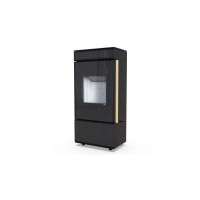 Польська піч на дровах до 60 м² сталева Defro Home CUBE MINI 6 кВт 1080х506х330 мм