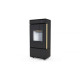 Польська піч на дровах до 60 м² сталева Defro Home CUBE MINI 6 кВт 1080х506х330 мм
