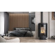 Польська піч на дровах до 90 м² сталева Defro Home OVAL 9 кВт 1153х633х507 мм