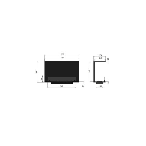 Біокамін Infire INSIDE C800 VERS2