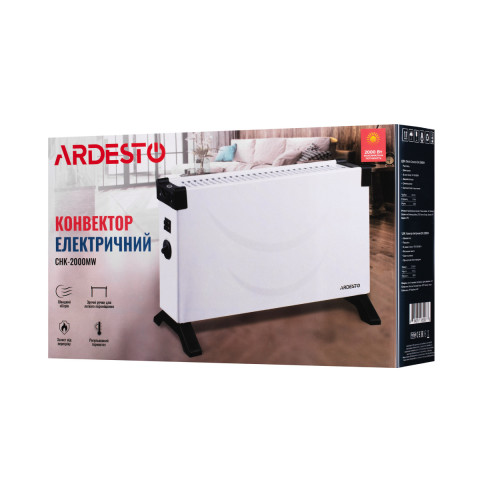 Конвектор електричний Ardesto CHK-2000MW (34 х 52 см)