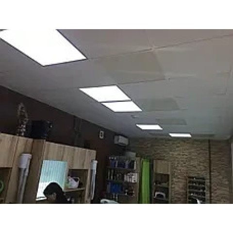 Стельовий інфрачервоний обігрівач до 6 м2 Теплотема (590х590х28 мм) 435 Вт, бежевий
