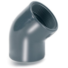 Коліно 45° PVC D.20х1/2