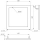 Сушка для рушників Simple 50x50 см