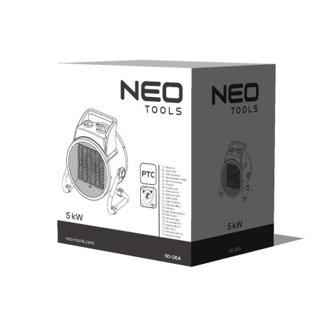 Обігрівач теплова гармата Neo Tools 5 кВт, 80 м2, з керамічним нагрівальним елементом