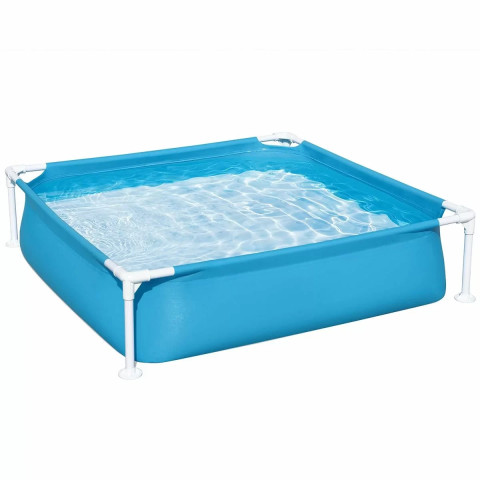 Каркасний басейн Bestway 122x122x30 см квадратний для дітей без фільтра (56217)