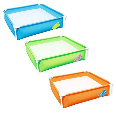 Каркасний басейн Bestway 122x122x30 см квадратний для дітей без фільтра (56217)