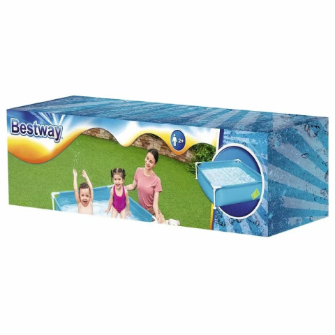 Каркасний басейн Bestway 122x122x30 см квадратний для дітей без фільтра (56217)