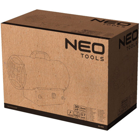 Обігрівач теплова гармата газова Neo Tools 30кВт, 0.7 бар