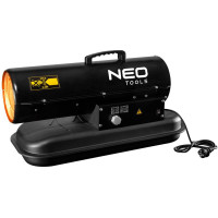 Теплова гармата дизель/гас Neo Tools, прямого нагріву, 20кВт, 300м2, 550м3/год, IPX4, чорний, 14.12кг