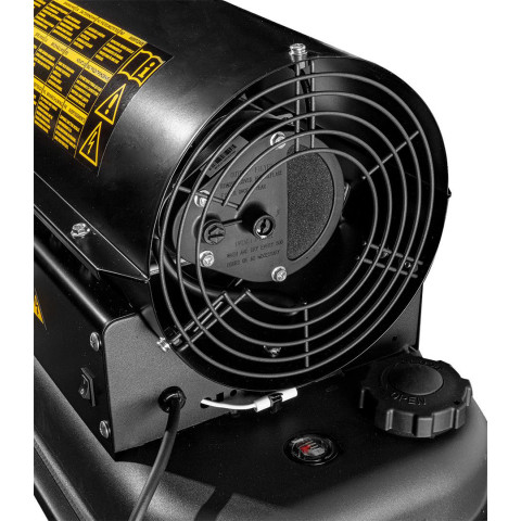 Теплова гармата дизель/гас Neo Tools, прямого нагріву, 20кВт, 300м2, 550м3/год, IPX4, чорний, 14.12кг