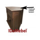 Камінокомплект електричний Dimplex IDaMebel Barcelona коричневий з каміном Vision 23 3D