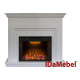Камінокомплект електричний Dimplex IDaMebel Montreal білий з каміном Goodfire EF 26S