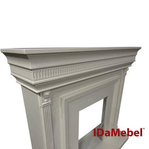 Камінокомплект електричний Dimplex IDaMebel Beethoven білий з каміном Majestic Black