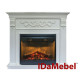 Камінокомплект електричний Dimplex IDaMebel Marseille білий з каміном Symphony DF2608