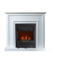 Камінокомплект електричний Dimplex IDaMebel Adele білий з каміном Electrolux EFP/P-1020