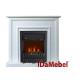 Камінокомплект електричний Dimplex IDaMebel Adele білий з каміном Electrolux EFP/P-1020