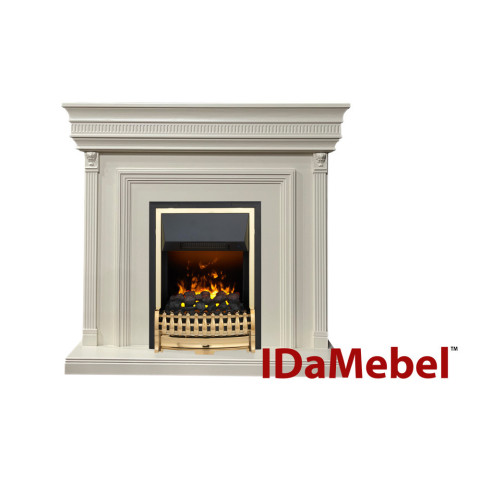 Камінокомплект електричний Dimplex IDaMebel Beethoven білий з каміном Atherton