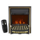 Електрокамін з ефектом полум'я декоративний Royal Flame Aspen Brass чорний