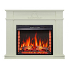 Камінокомплект ArtiFlame Neoclassic AF28 білий дуб (117.9 х 95.8 х 34.5 см) зі звуком