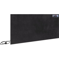 Кераміка обігрівач до 20 м2 Heats Anthracite чорний (60 х 120 см) 1000 Вт