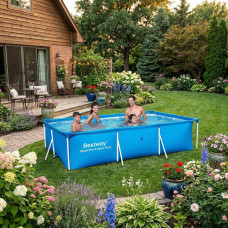 Каркасний басейн Bestway 400x211x81 см прямокутний без фільтра 5,7 м³ (56405)
