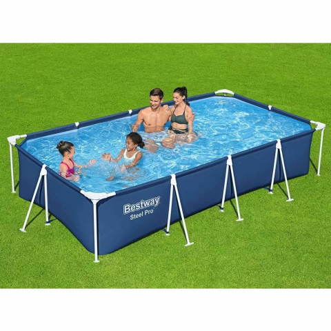 Каркасний басейн Bestway 400x211x81 см прямокутний без фільтра 5,7 м³ (56405)