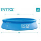 Надувний бассейн Intex Easy Set 28108 (244x61 см) з фільтр-насосом