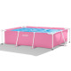 Каркасний басейн Intex 220x150x60 см прямокутний для дітей без фільтра 1,7 м³ рожевий (28266)