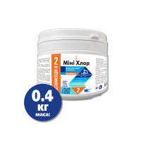Міні хлор шоковий (швидкий) для басейну Window World Water 0,4 кг. таблетка 20 гр.