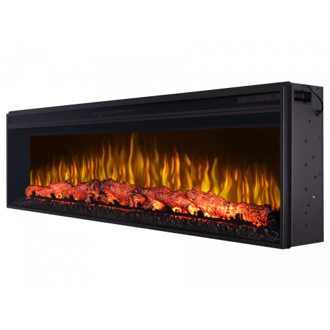 Електрокамін з захистом від перегріву та пультом ДУ декоративний ArtiFlame AF60 Multicolor чорний вбудований