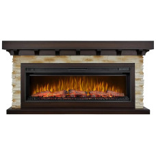 Камінокомплект ArtiFlame Ludwig AF42 махагон коричневий антик(176.3 х 85 см), зі звуком