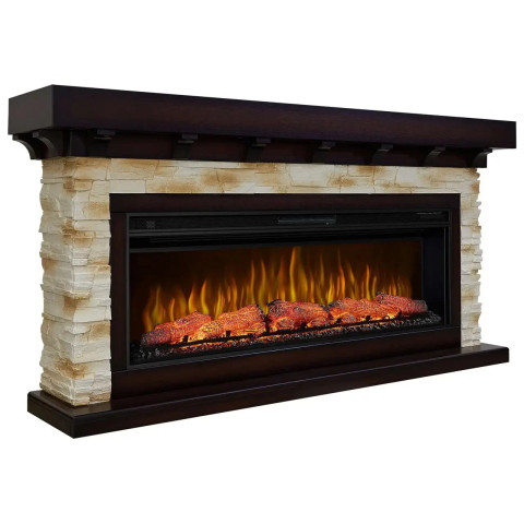Камінокомплект ArtiFlame Ludwig AF42 махагон коричневий антик(176.3 х 85 см), зі звуком
