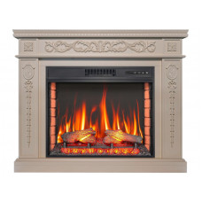 Камінокомплект ArtiFlame Delmona AF28S слонова кістка (113 х 92,3 х 31 см) зі звуком