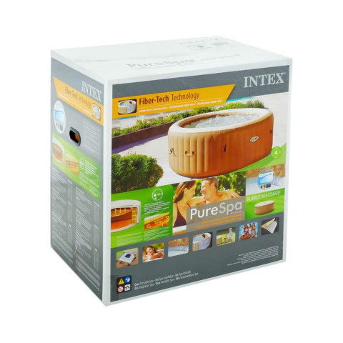 Надувний СПА-джакузі Intex 28476 круглий 196x71 см 4-місний аеромасаж