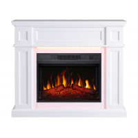 Камінокомплект ArtiFlame Linz AF23S білий з LED підсвічуванням 104 х 87 х 32 см) зі звуком