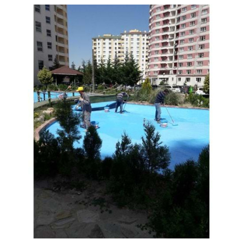 Фарба для басейну Molumer, каністра 20кг, синя