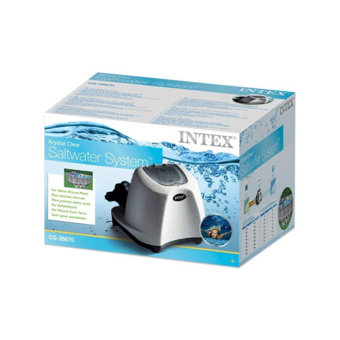 Хлоргенератор для басейну Intex 26670 QS1200, 12 г/год (до 56800 л)