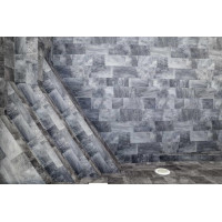 Мембрана StoneTile Grey плитка 40х20 см, 1.65 м армована з лаковим покриттям